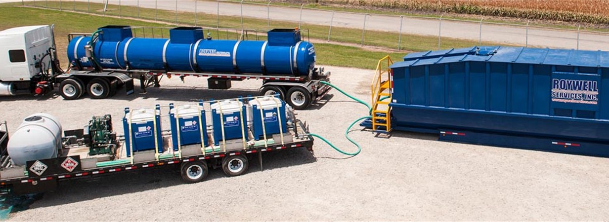 Roywell's Complete Acid Logistics Saves You Time, Money and Hassel! hp-4